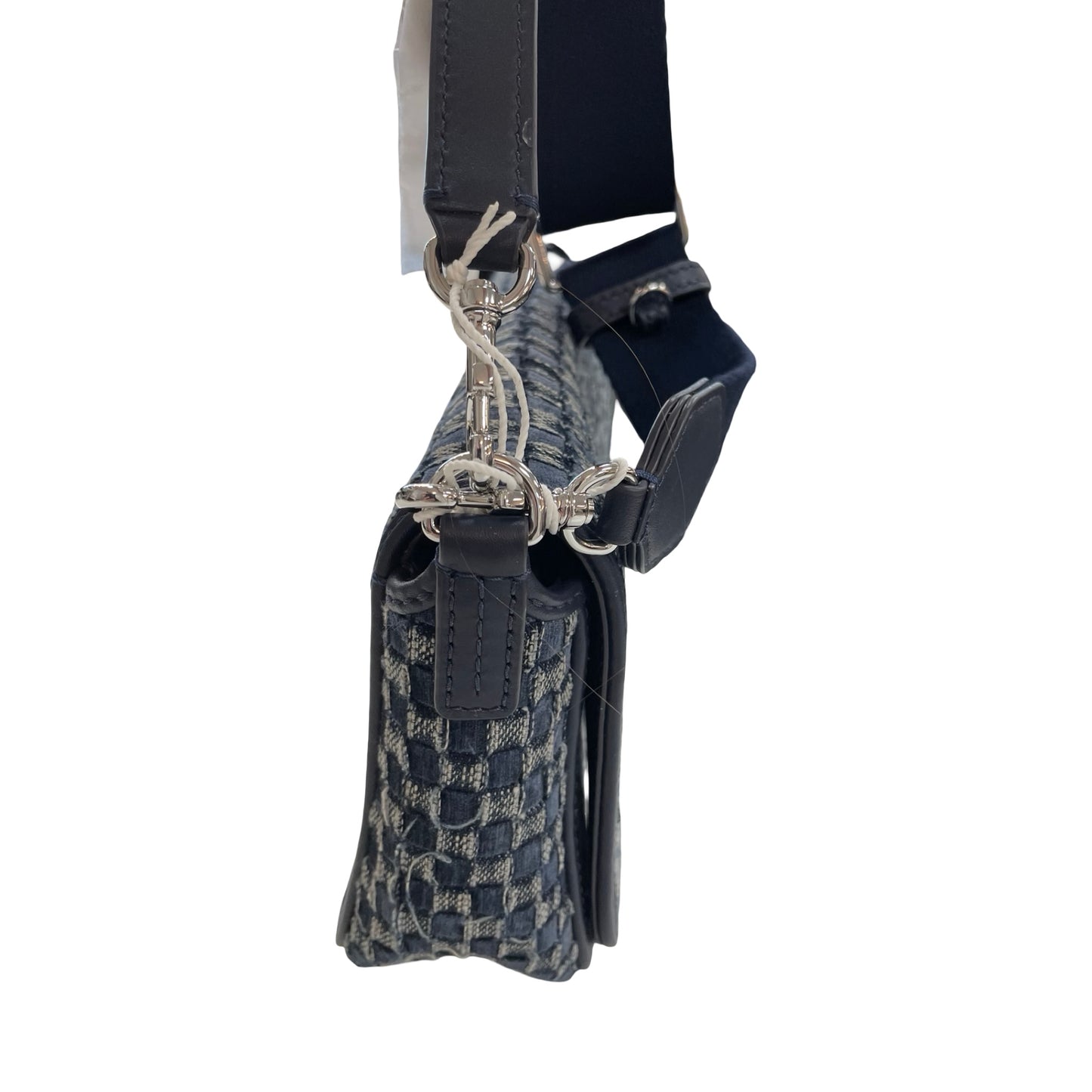 Handbag Designer By Tory Burch In Navy, Size:Medium