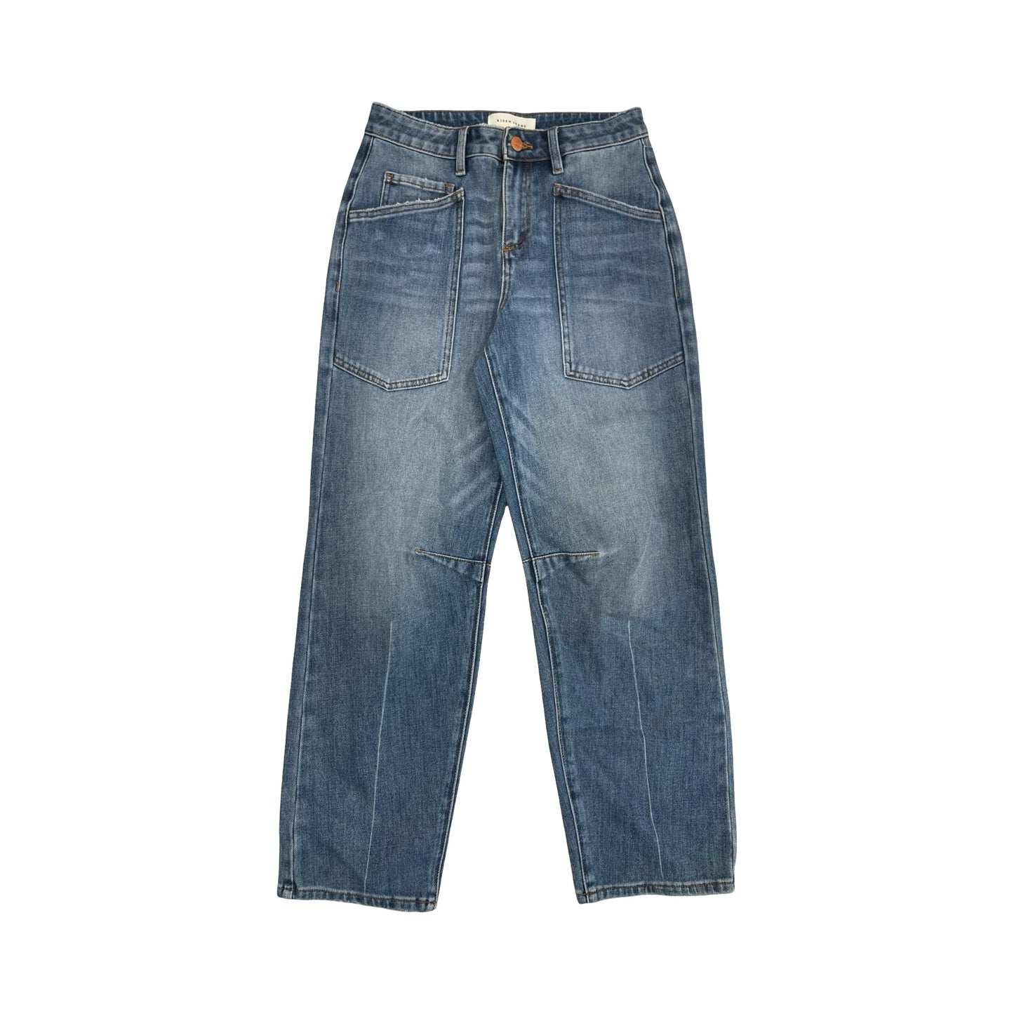 Jeans Boyfriend By Risen In Blue Denim, Size:2