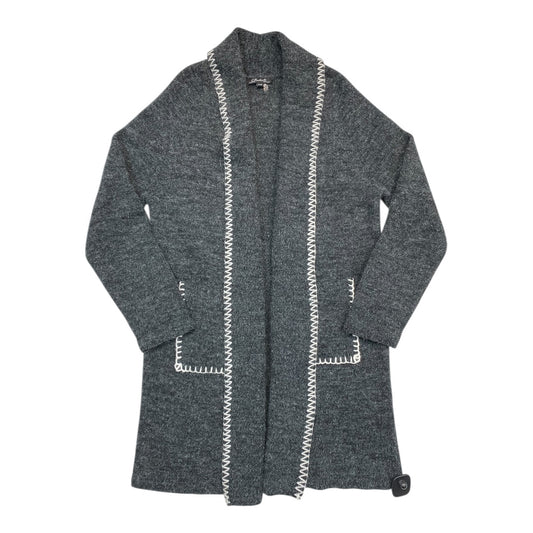 Sweater Cardigan By Charlie B In Grey, Size:M