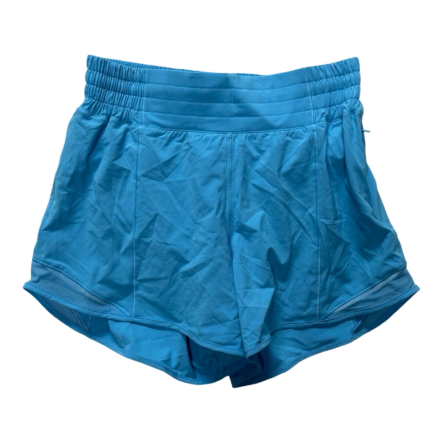 Athletic Shorts By Lululemon In Blue, Size:6
