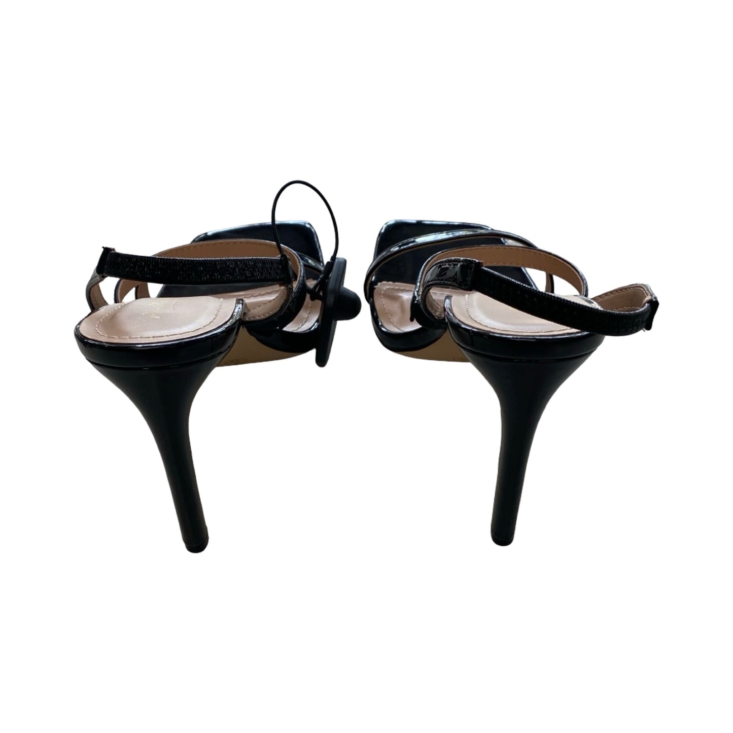 Sandals Heels Stiletto By Anne Marie In Black, Size:9