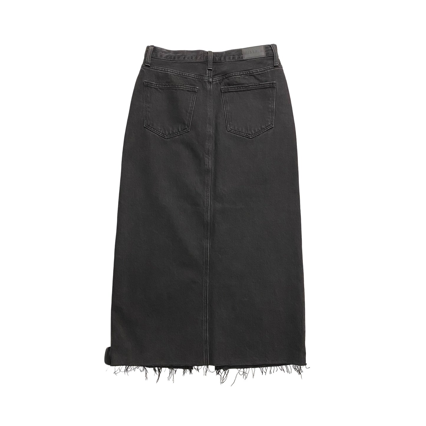 Skirt Maxi By Pistola In Black Denim, Size:8