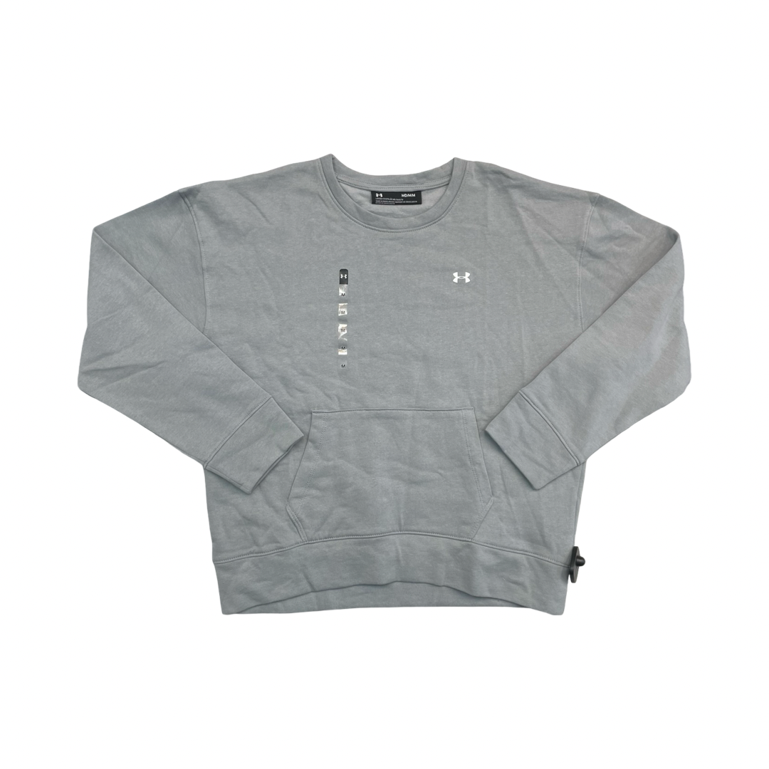 Athletic Sweatshirt Crewneck By Under Armour In Grey, Size:M