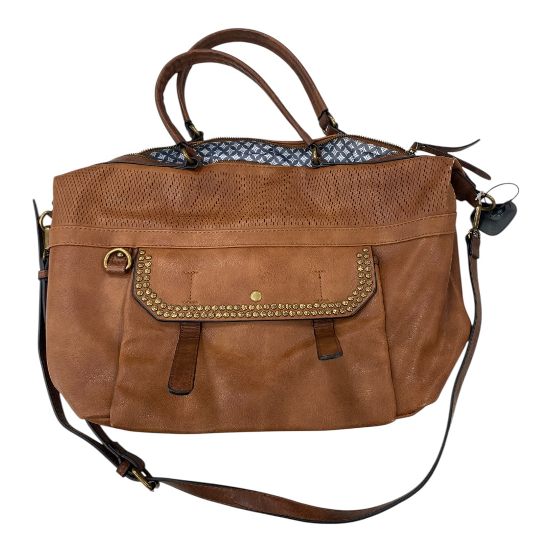 Handbag By Cmc In Brown, Size:Large