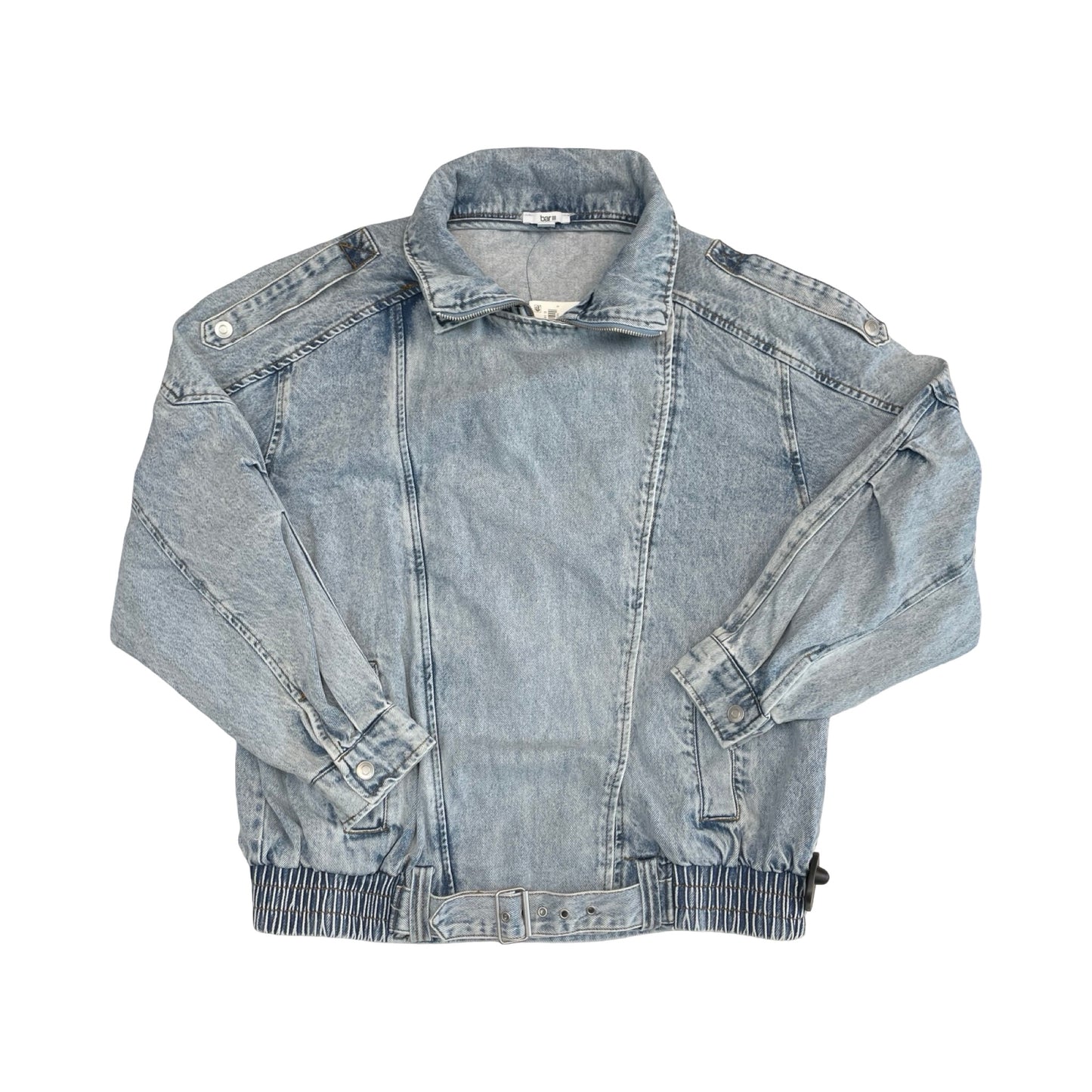 Jacket Denim By Bar Iii In Blue Denim, Size:M