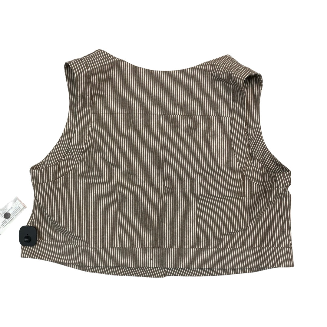Vest Other By Larry Levine In Striped Pattern, Size:2X