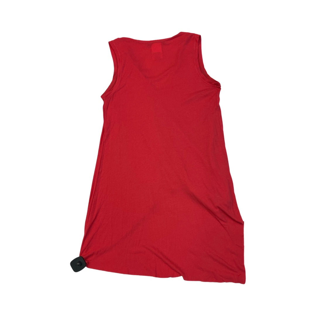 Top Sleeveless By Bcbgmaxazria In Red, Size:M