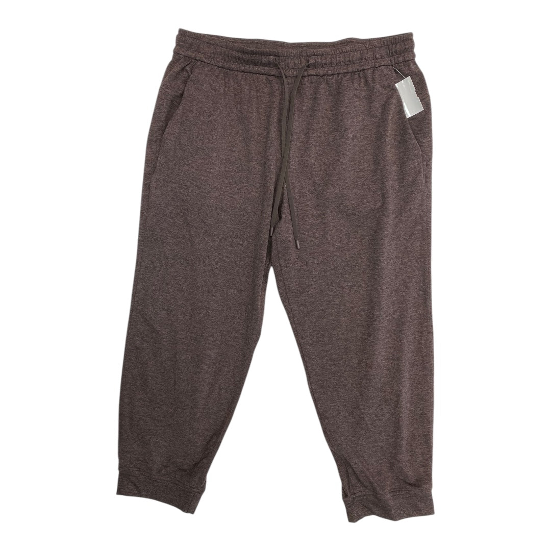 Athletic Capris By Lululemon In Brown, Size:10