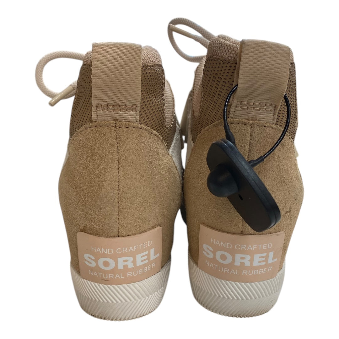 Shoes Designer By Sorel In Cream, Size:8.5