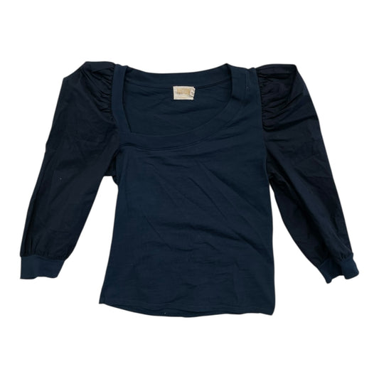 Top Ls By Nation In Navy, Size:Xs