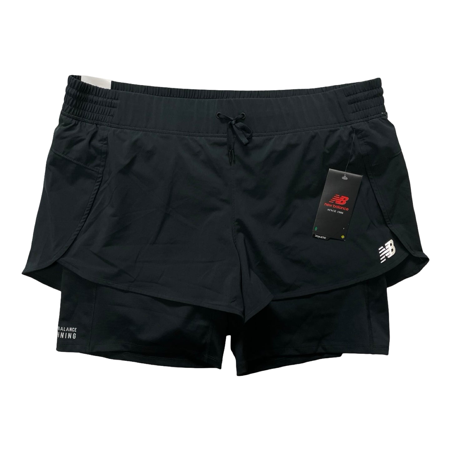 Athletic Shorts By New Balance In Black, Size:Xl
