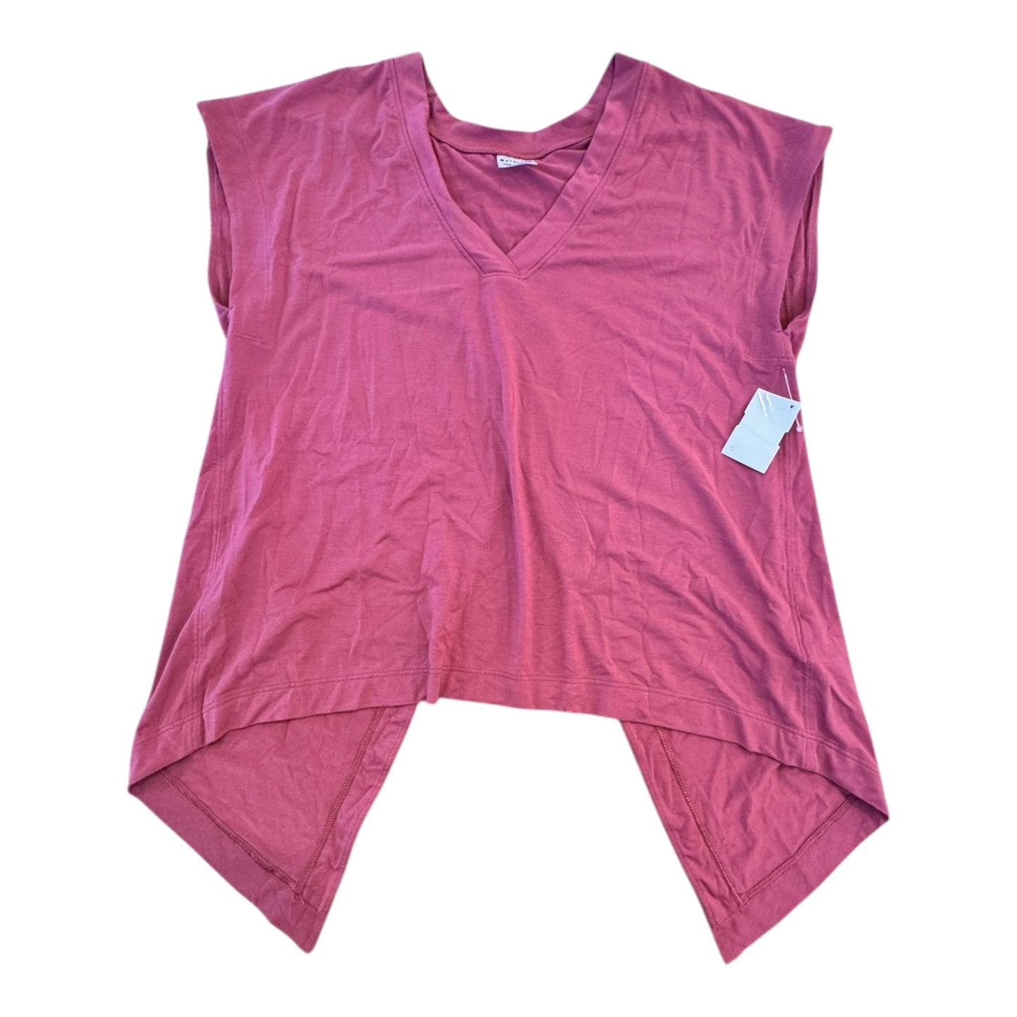 Athletic Top Ss By Athleta In Pink, Size:XS