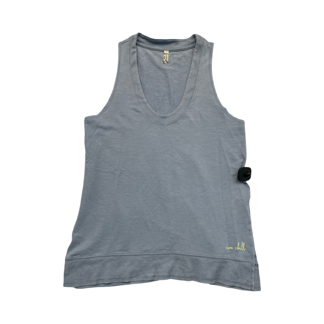 Top Sleeveless By Free People In Blue, Size:Xs