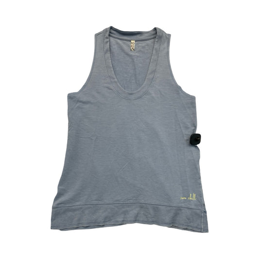 Top Sleeveless By Free People In Blue, Size:Xs