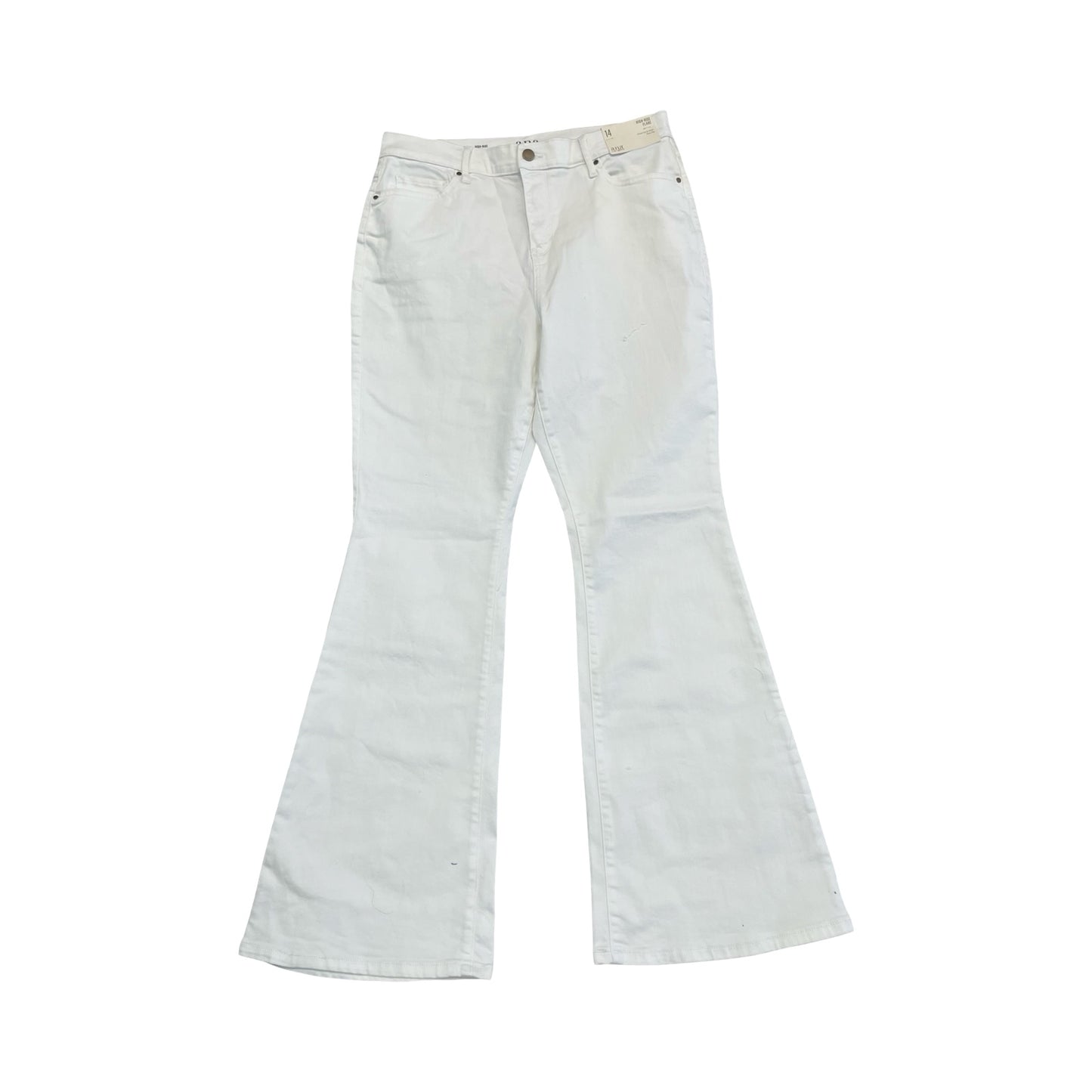 Jeans Boot Cut By Ana In White, Size:14