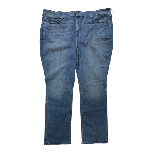 Jeans Straight By Not Your Daughters Jeans In Blue Denim, Size:26