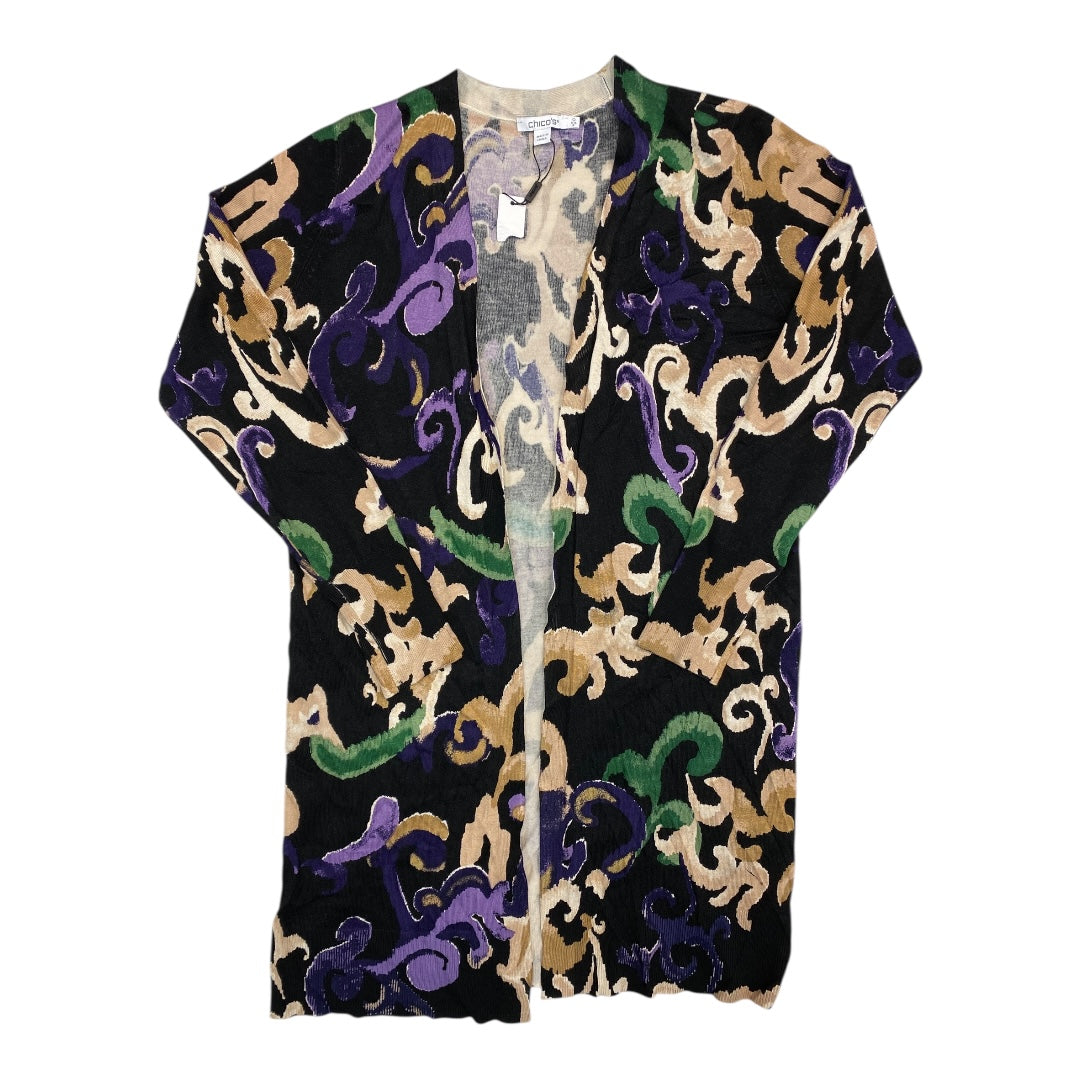 Sweater Cardigan By Chicos In Multi, Size:S