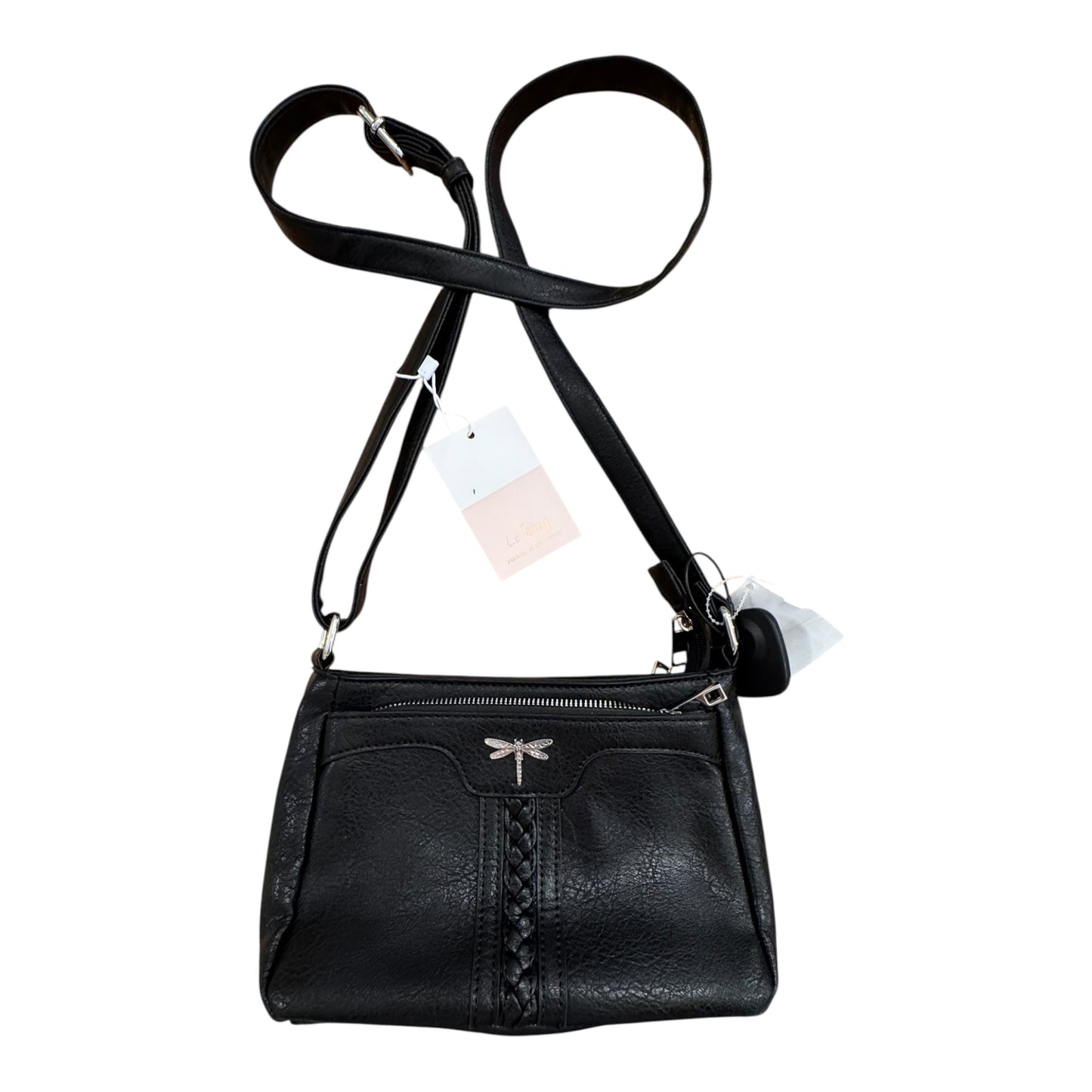 Handbag By LE BAG In Black, Size:Small