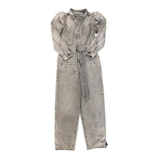 Jumpsuit By Express In Grey Denim, Size:0