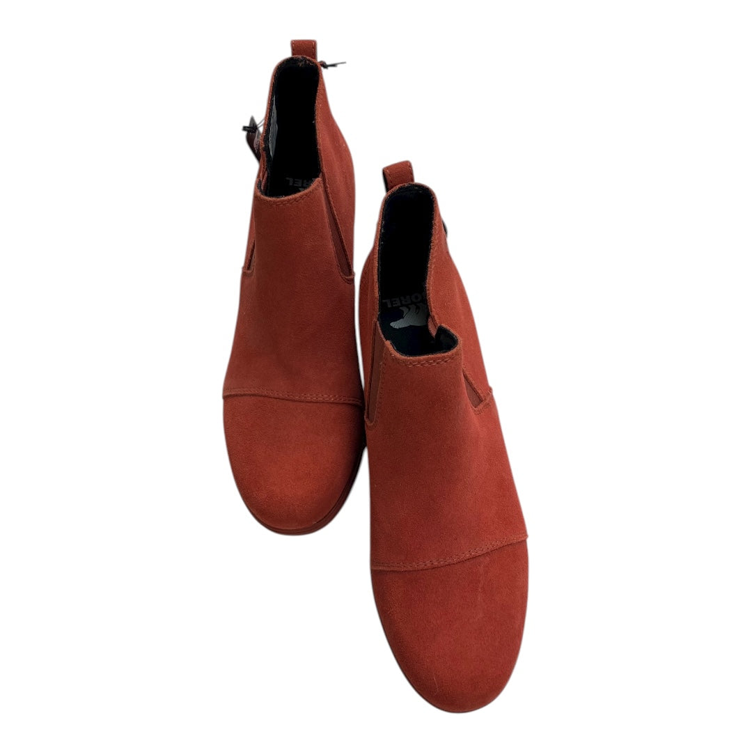 Boots Designer By Sorel In Red, Size:7.5