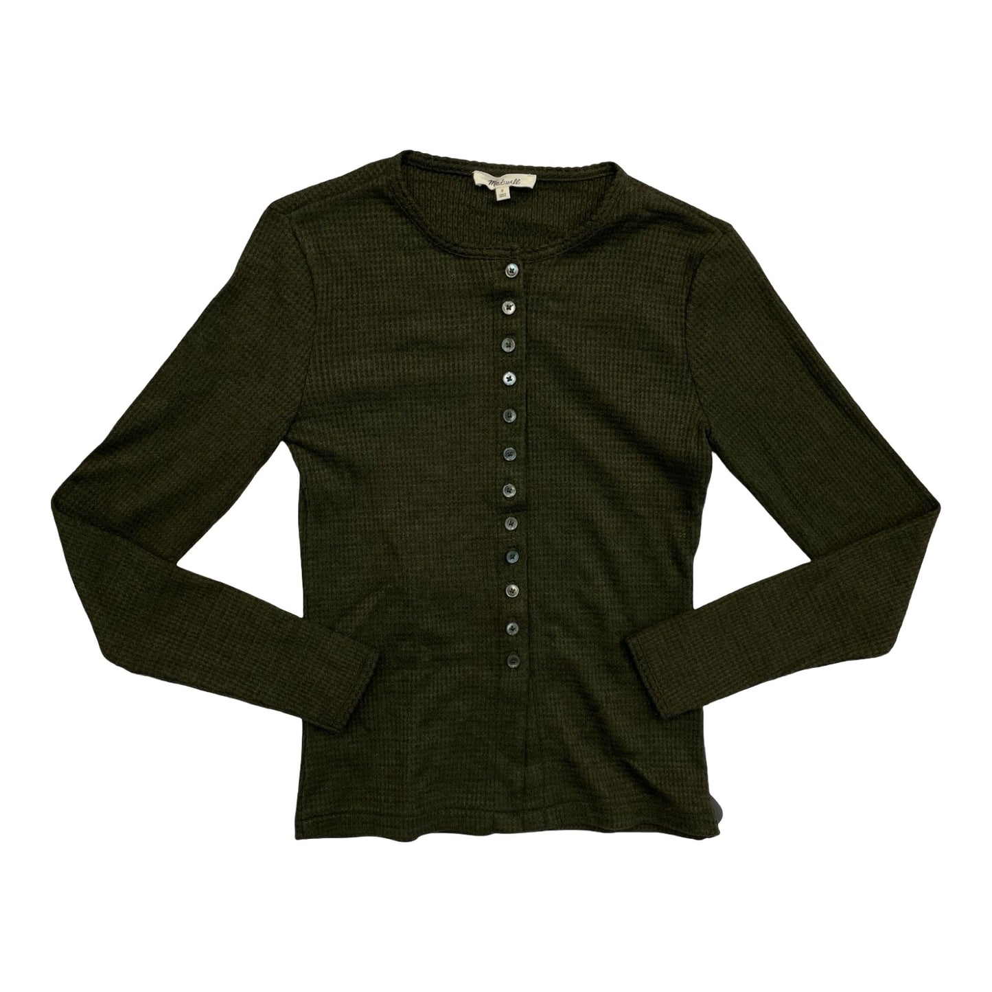 Sweater Cardigan By Madewell In Green, Size:S