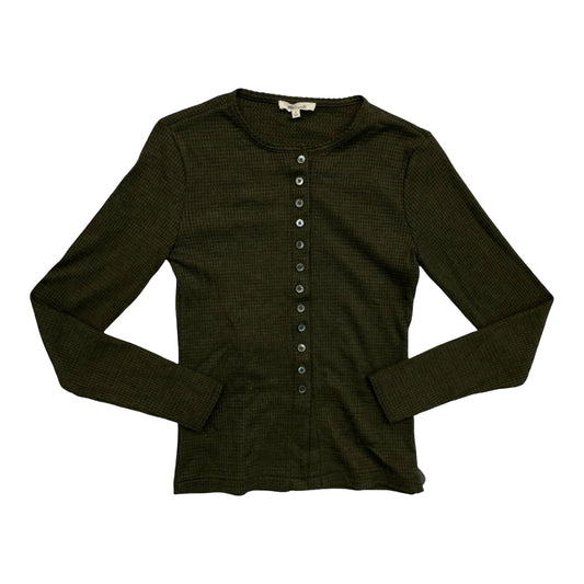 Sweater Cardigan By Madewell In Green, Size:S