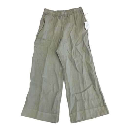 Pants Linen By Tahari By Arthur Levine In Green, Size:M