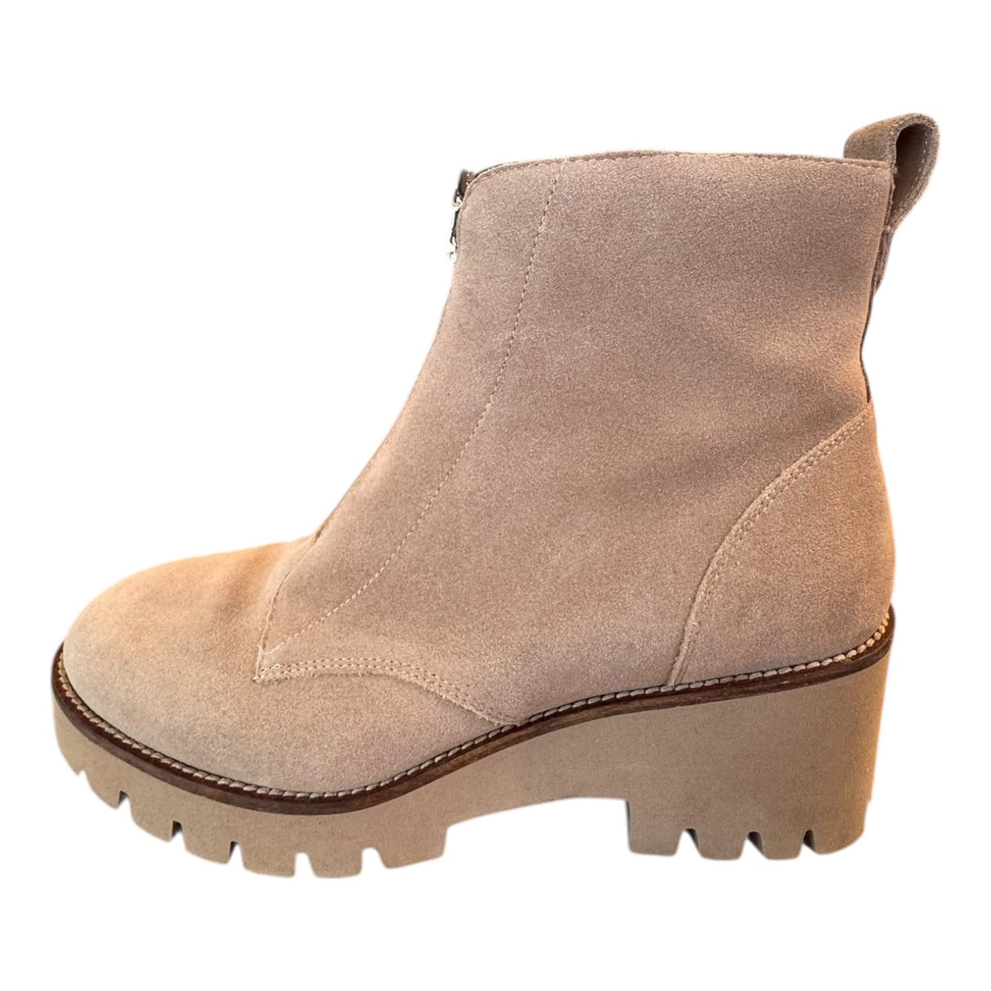 Boots Ankle Heels By Blondo In Tan, Size:8