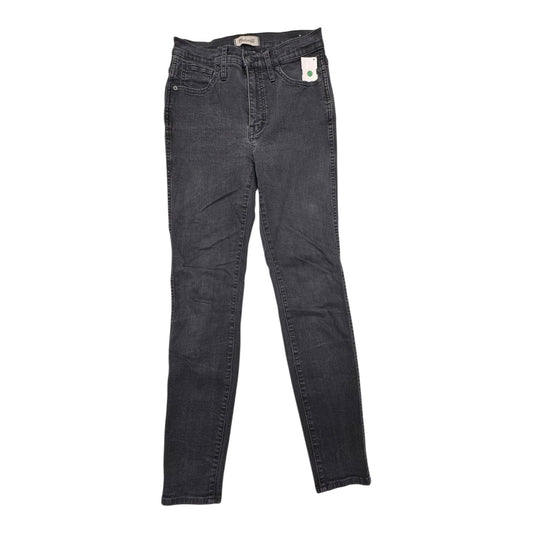 Jeans Skinny By Madewell In Black Denim, Size:4