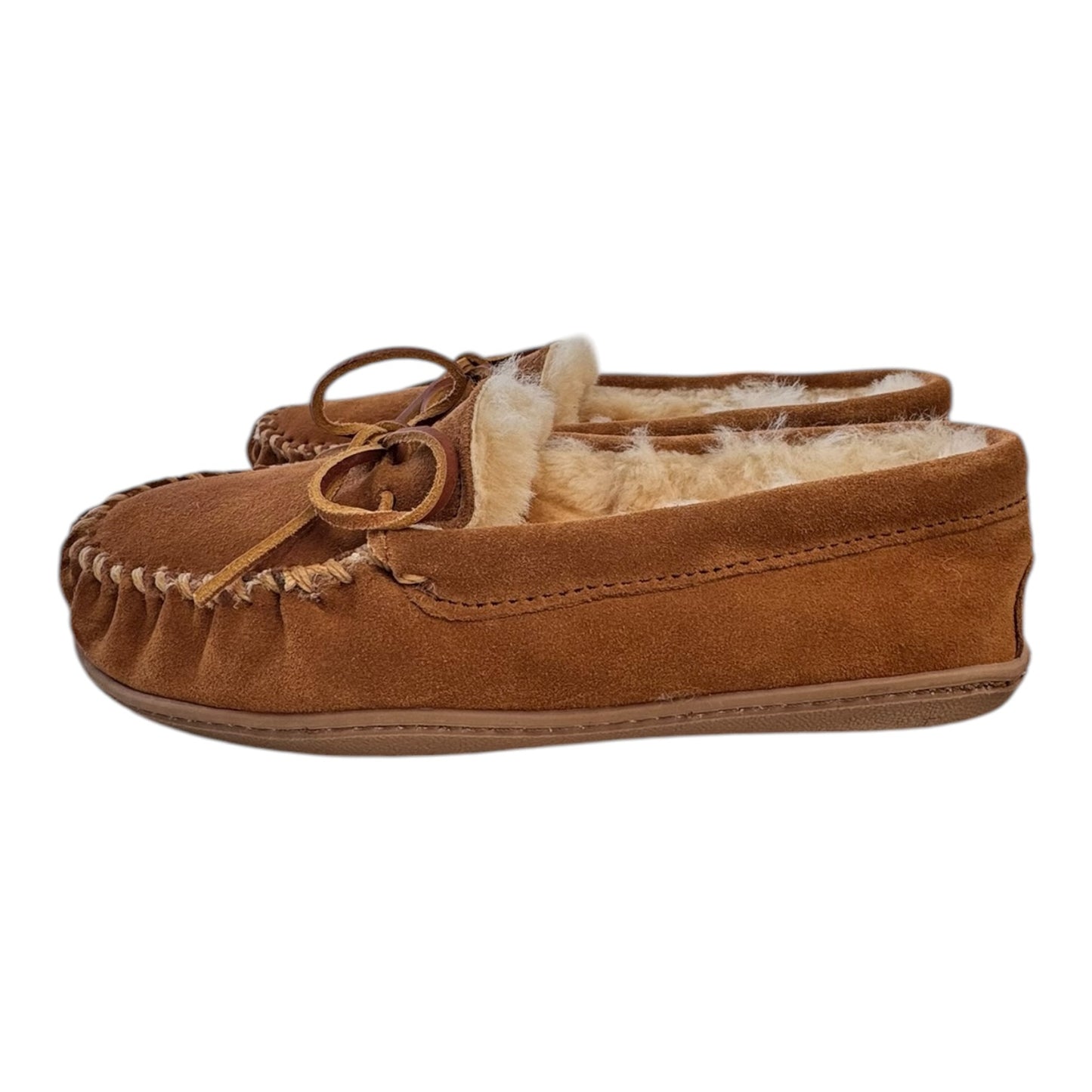 Shoes Flats By Minnetonka In Brown, Size:7