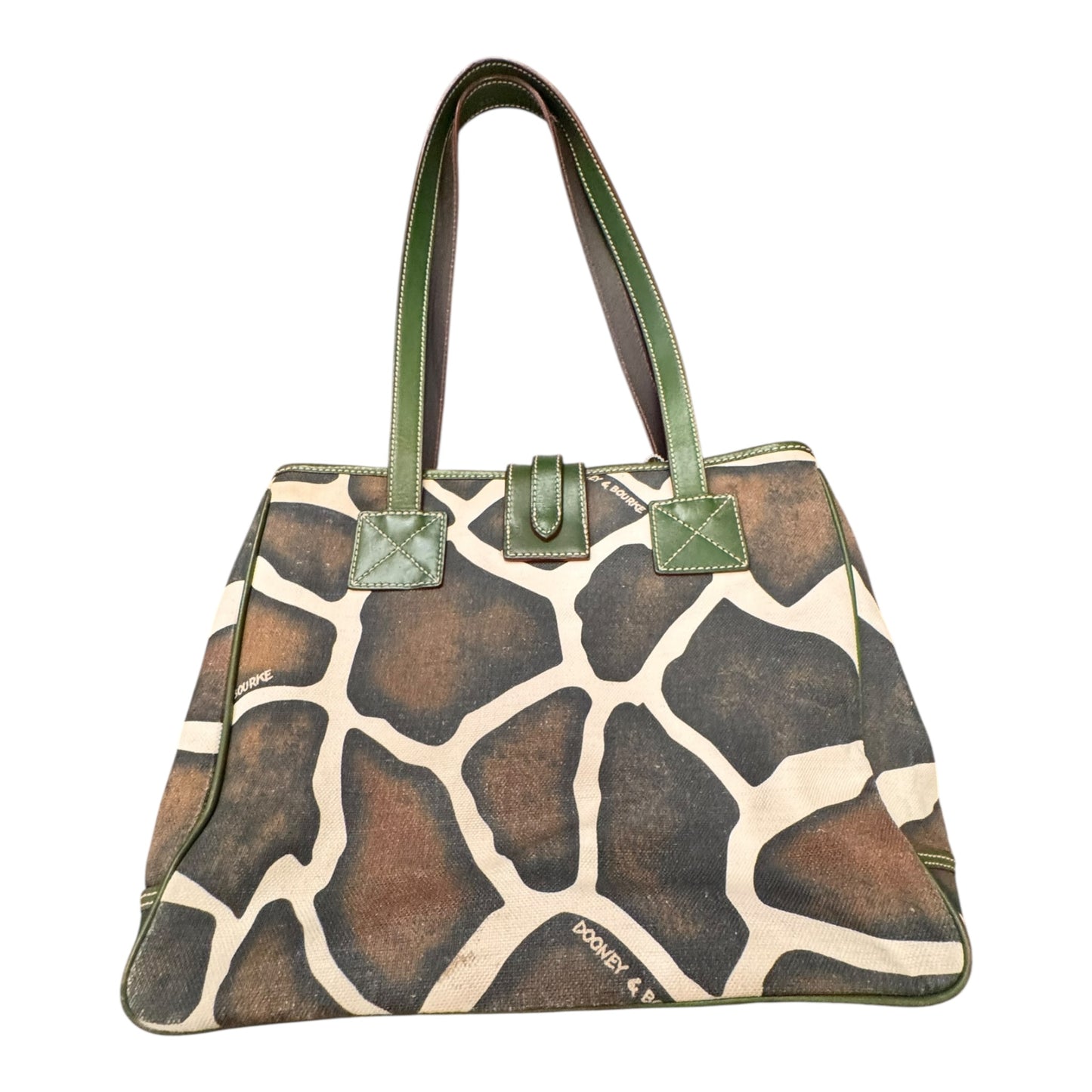 Handbag Designer By Dooney And Bourke In Animal Print, Size:Medium
