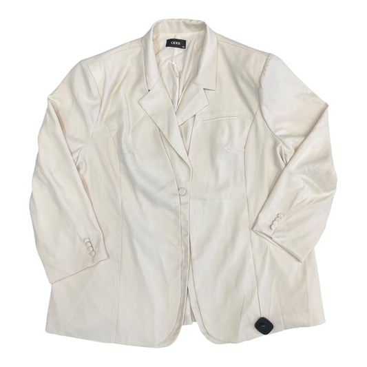 Blazer By Cider In Cream, Size:4X