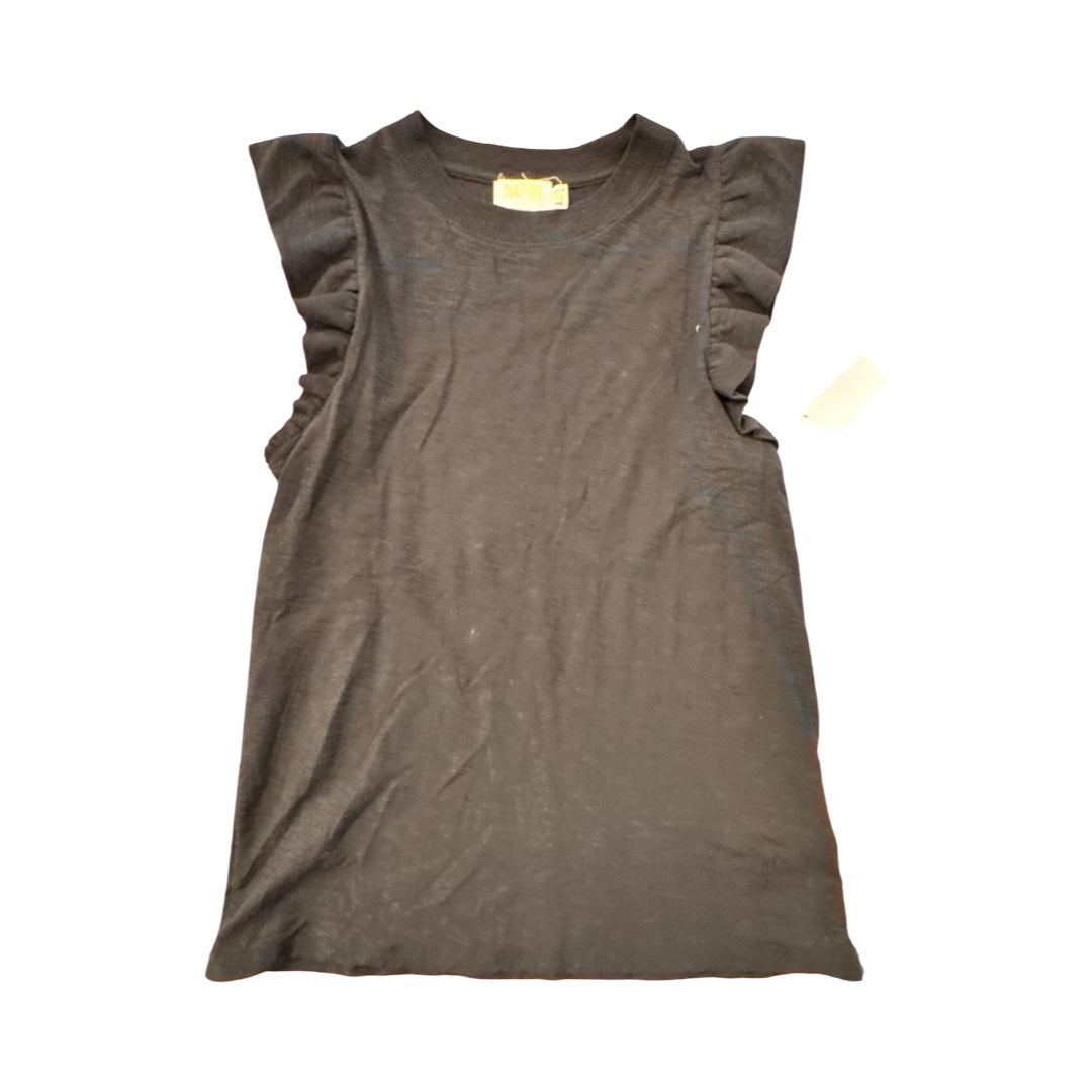 Top Sleeveless By Nation In Black, Size:Xs