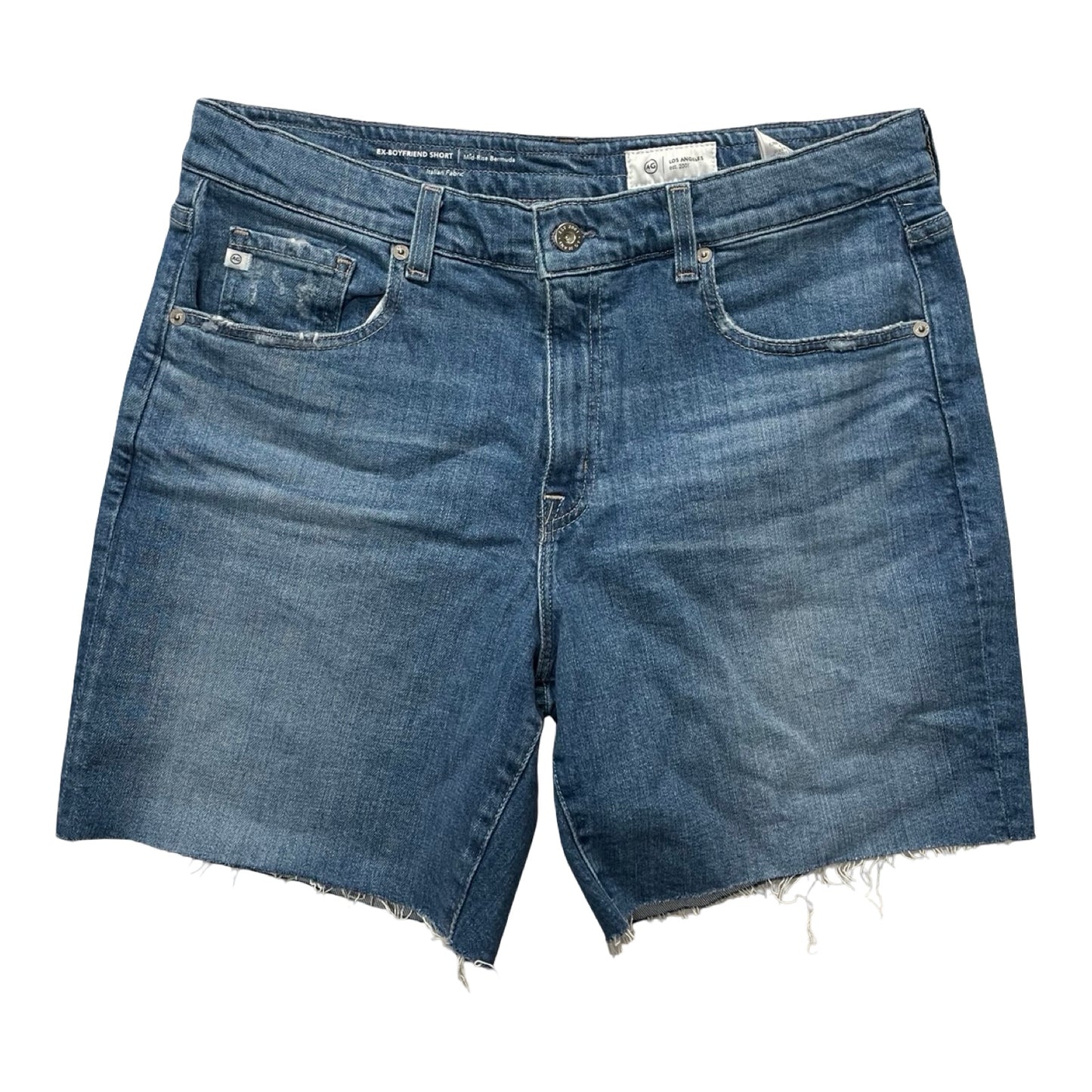 Shorts By Ag Jeans In Blue Denim, Size:12