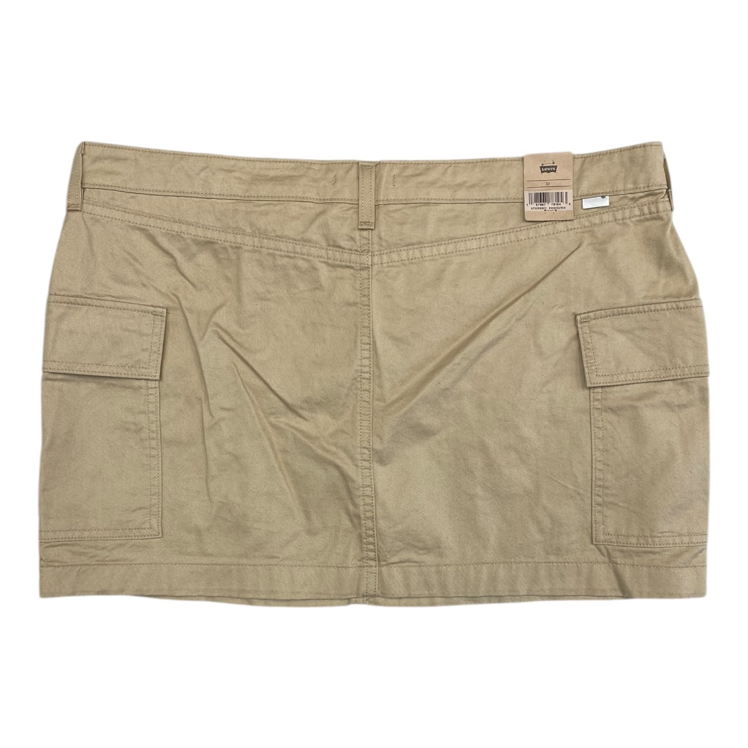 Skirt Mini & Short By Levis In Cream, Size:16