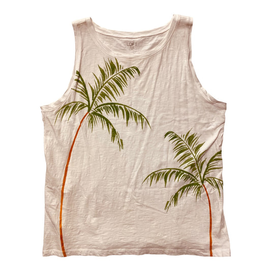 Top Sleeveless By Loft In Multi, Size:Xl