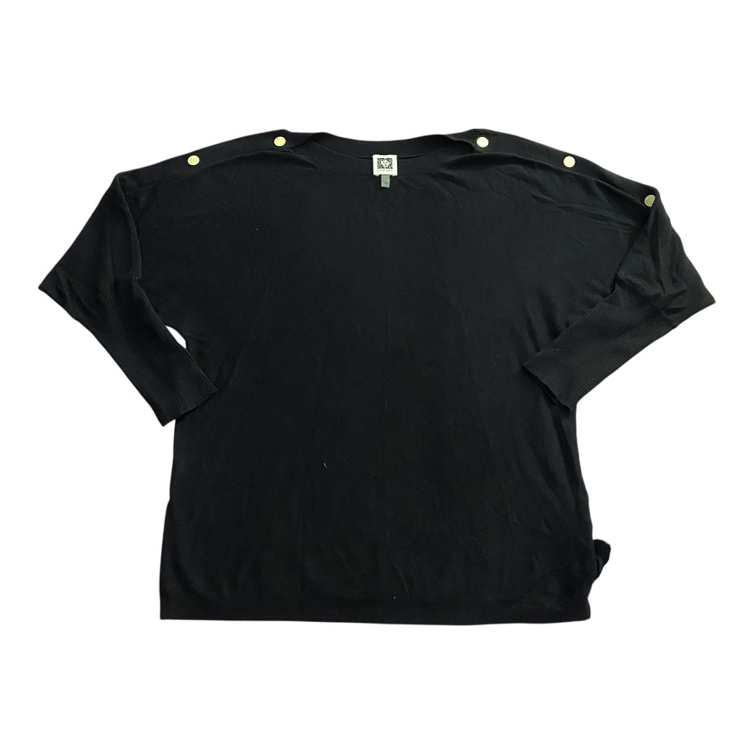 Sweater By Anne Klein In Black, Size:S