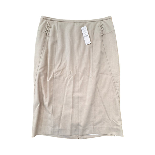 Skirt Midi By White House Black Market In Tan, Size:8