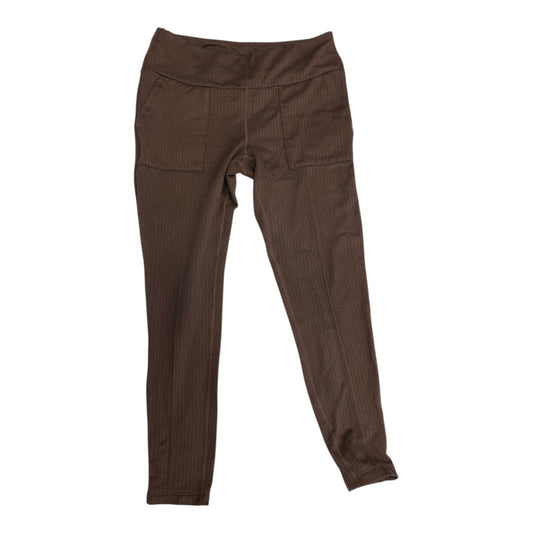 Athletic Leggings By Mondetta In Brown, Size:L