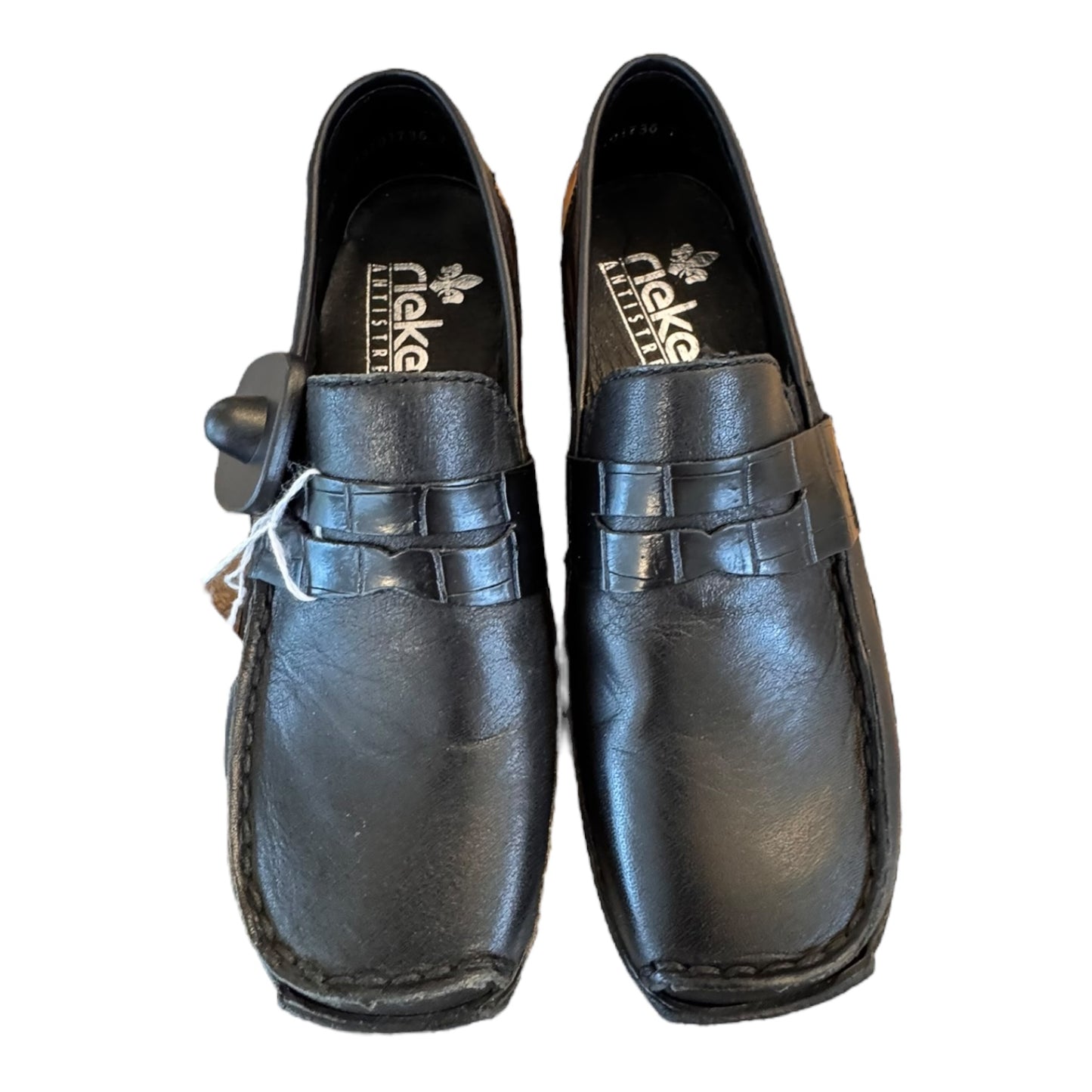 Shoes Flats By Riekers In Black, Size:7