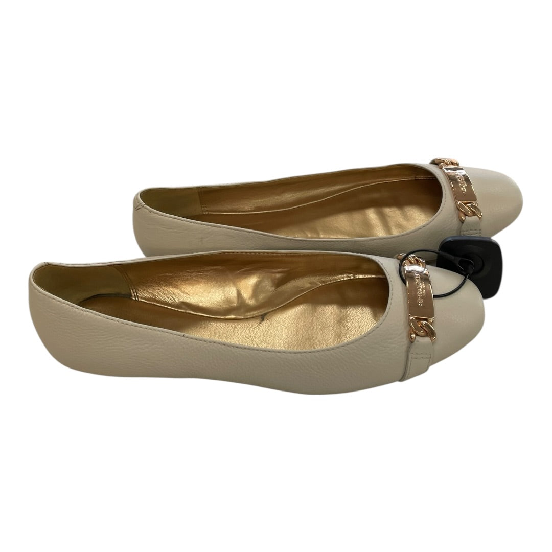Shoes Designer By Coach In White, Size:9.5