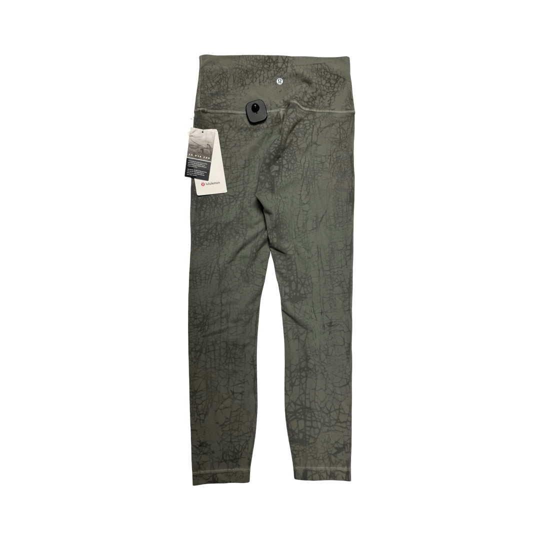 Athletic Leggings Capris By Lululemon In Green, Size:6
