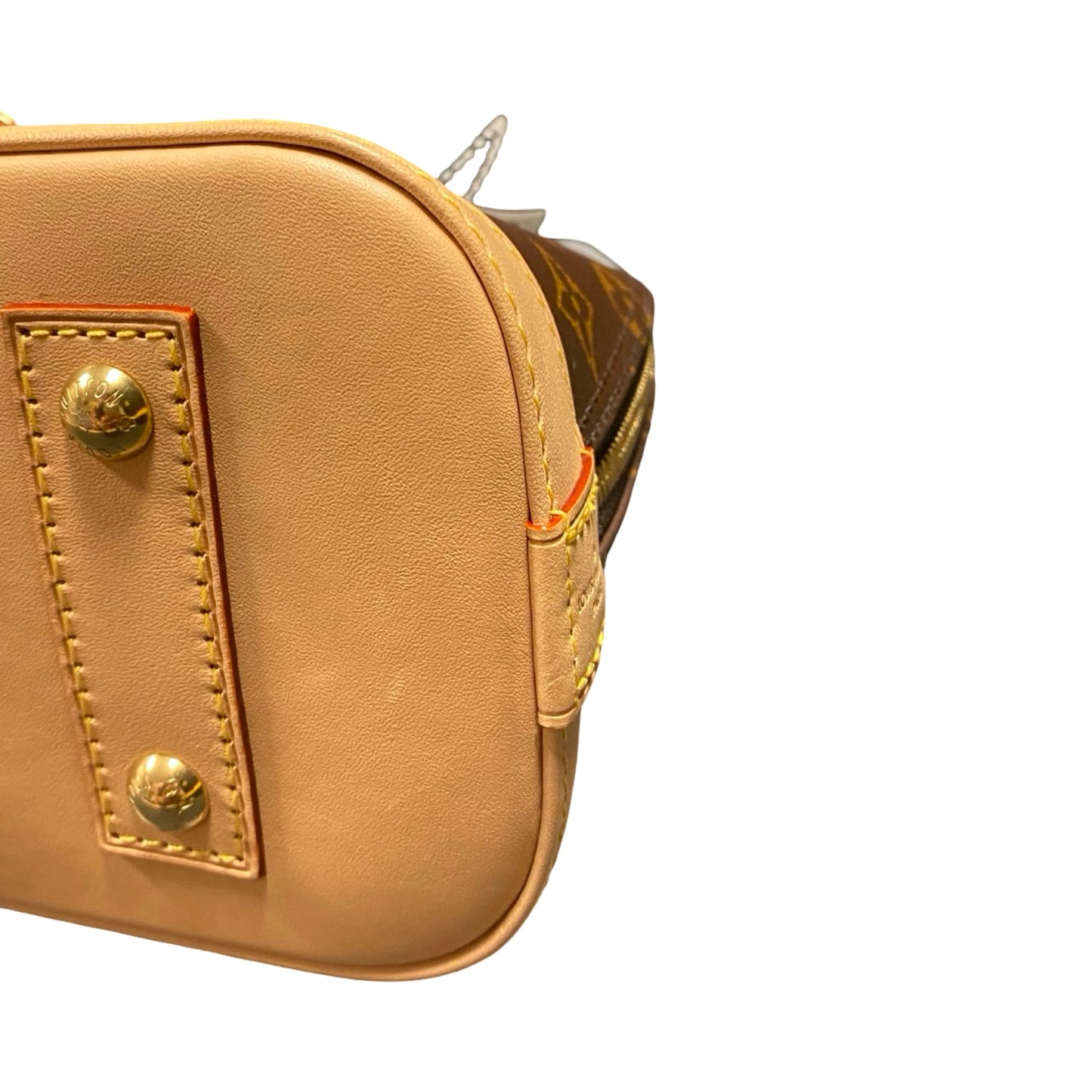 Handbag Luxury Designer By Louis Vuitton In Brown, Size:Medium
