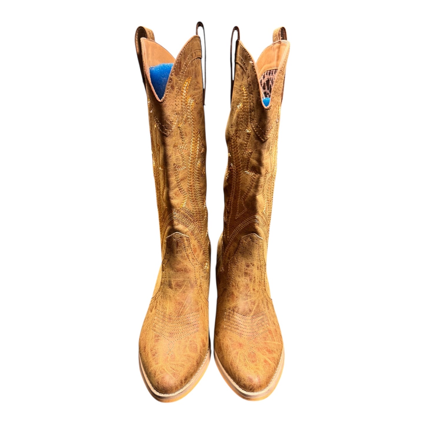 Boots Western By Clothes Mentor In Brown, Size:11