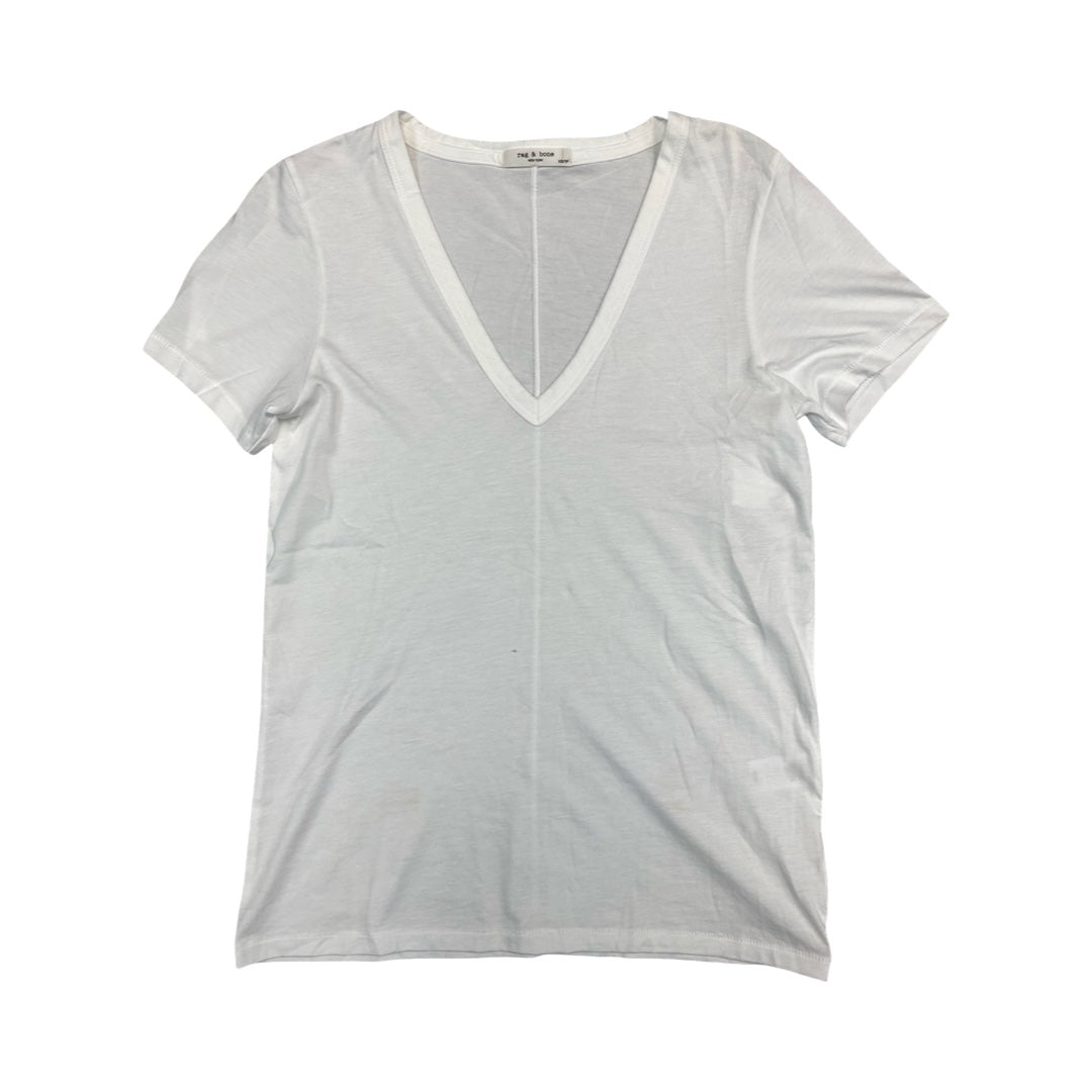 Top Ss Basic By Rag And Bone In White, Size:Xs