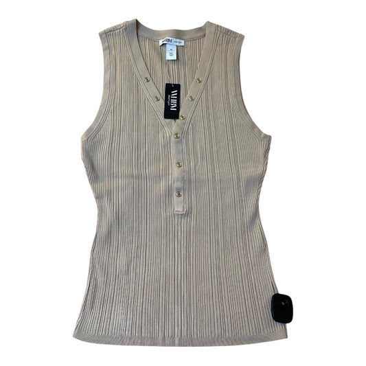 Top Sleeveless By White House Black Market In Tan, Size:M