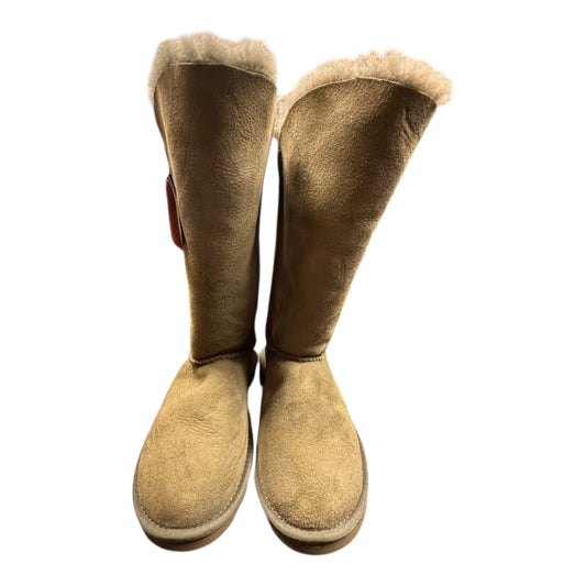 Boots Knee Flats By Lamo In Green, Size:7