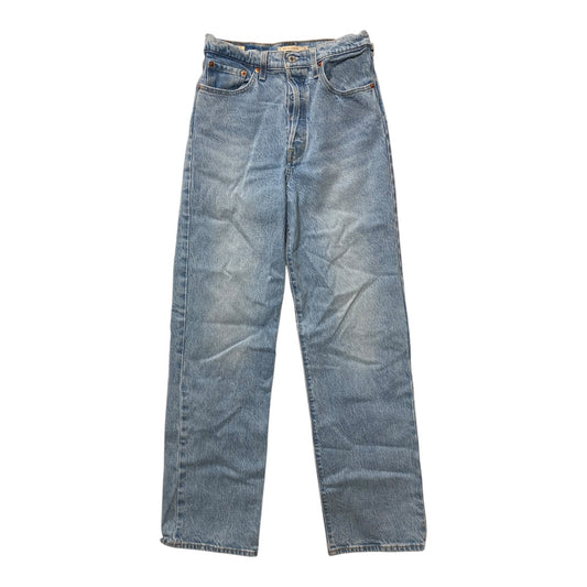 Jeans Straight By Levis In Blue Denim, Size:6