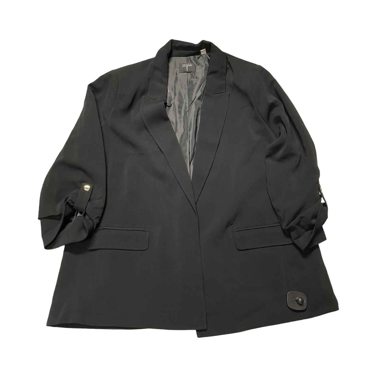 Blazer By T Tahari In Black, Size:1X