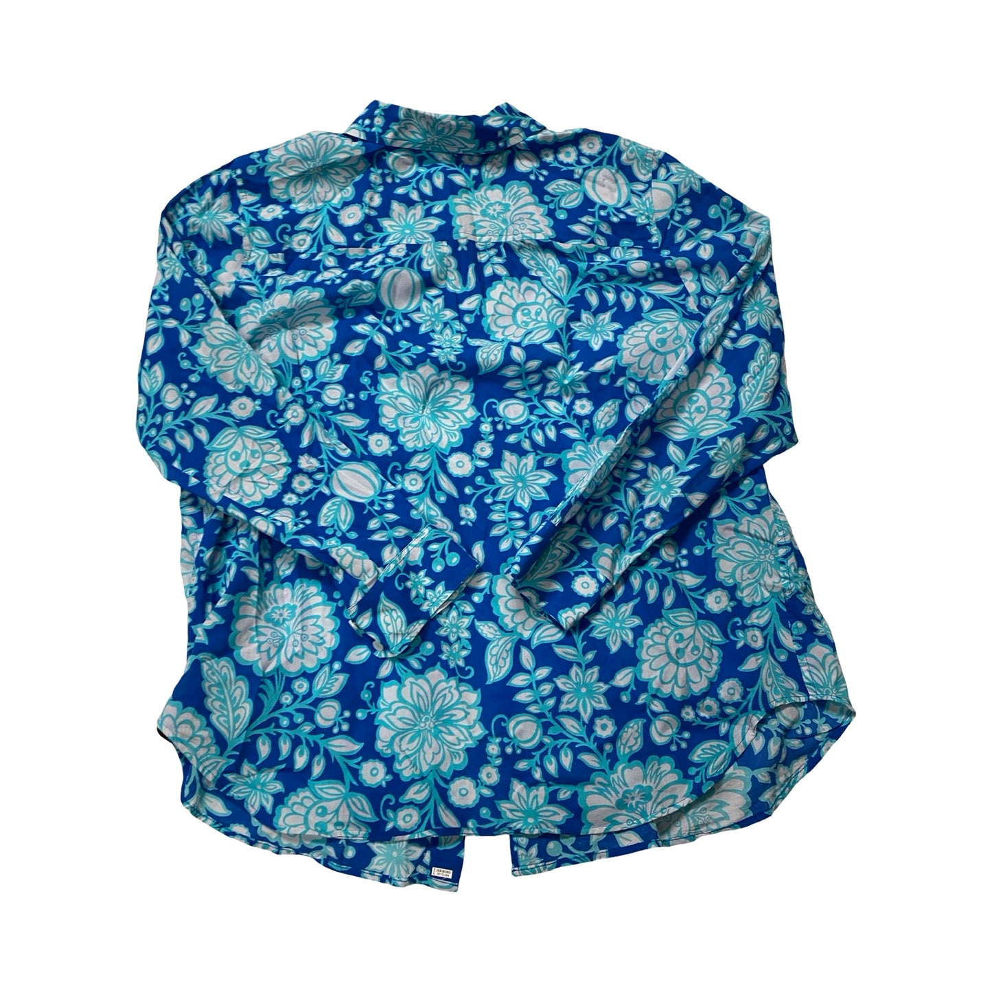 Top Ls By Talbots In Blue, Size:2X